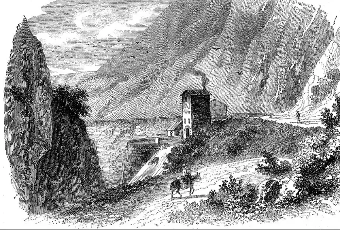 Framed Print : Mill near Clamouse on the banks of the Herault