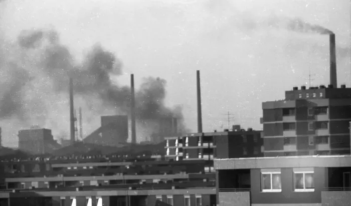 Framed Print : Negative highlights in the Ruhr area in the years 1965 to 1971
