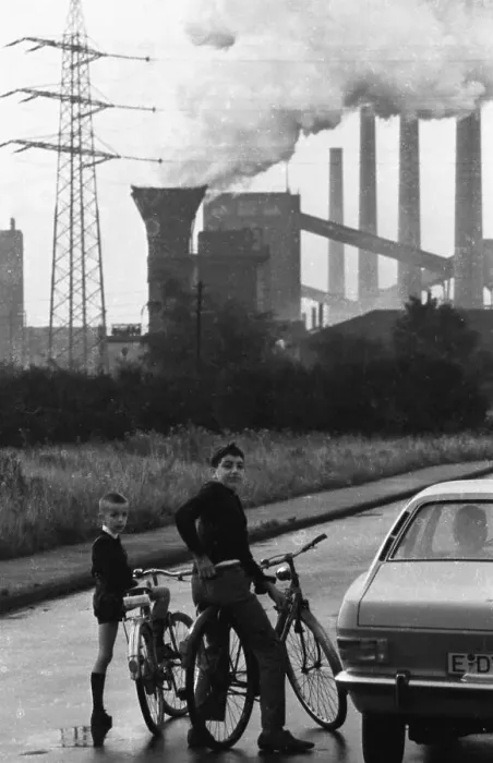 Framed Print : Negative highlights in the Ruhr area in the years 1965 to 1971