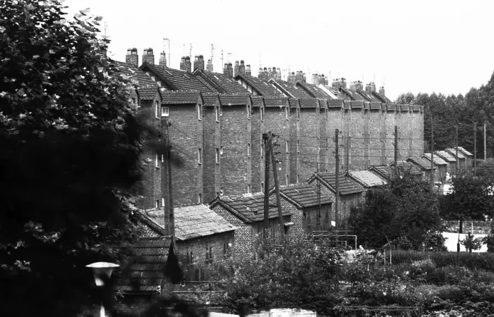 Framed Print : Negative highlights in the Ruhr area in the years 1965 to 1971