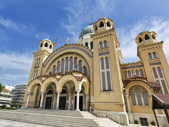 Framed Print : Neo-Byzantine church of Agios Andreas