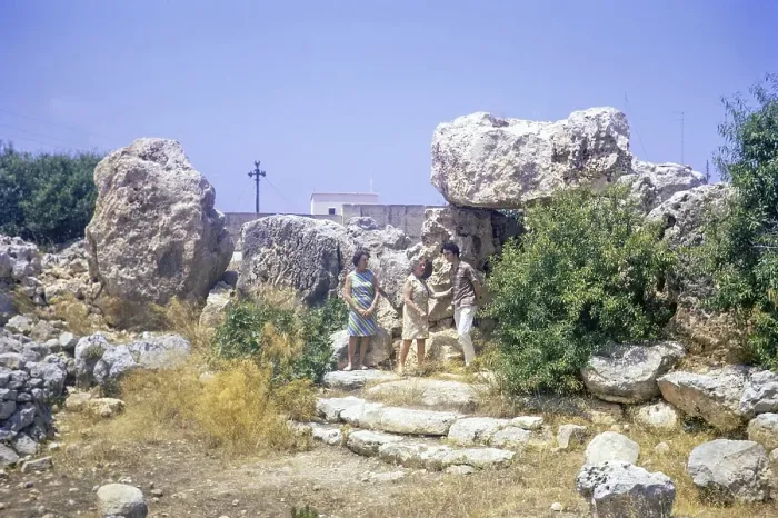 Framed Print : Neolithic temples of Skorba prehistoric archaeological site, Mgarr, Malta, Europe 1971, Europe Framed Print : Neolithic temples of Skorba prehistoric archaeological site, Mgarr, Malta, Europe 1971, Europe