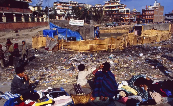Framed Print : Nepal: Slums of Kathmandu