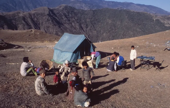 Framed Print : Nepal: Trekking in the Himalayas near Kathmandu