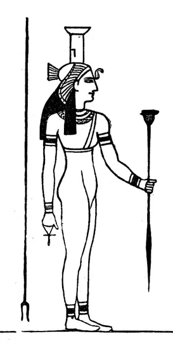 Framed Print : Nephthys, also Neb-hut or Nebet-hut