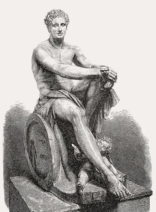 Framed Print : Nero or Nero Claudius Caesar Augustus Germanicus