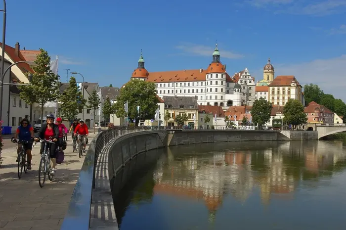 Framed Print : Neuburg on the Danube, Neuburg Castle