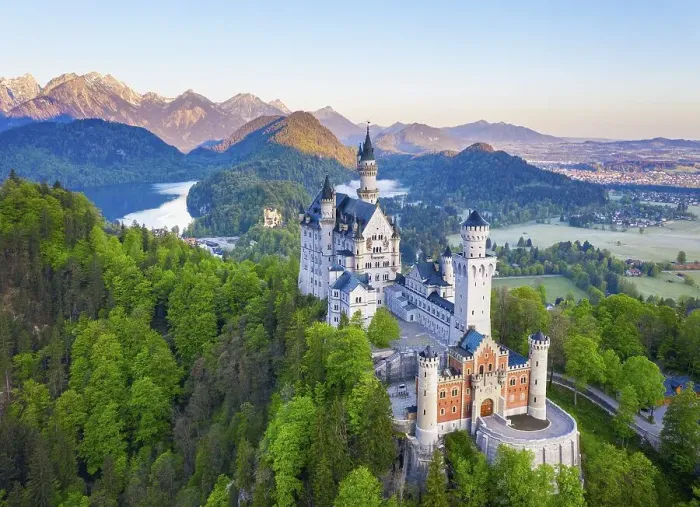 Framed Print : Neuschwanstein Castle, Hohenschwangau Castle