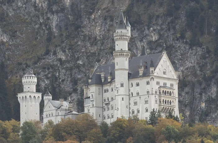 Framed Print : Neuschwanstein Castle near Fussen in autumn