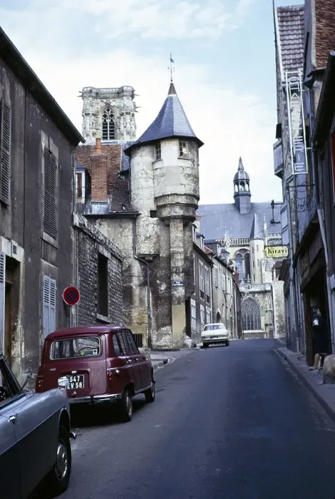 Framed Print : Nevers Cathedral, France 1971