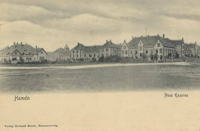 Framed Print : New barracks in Hameln, Lower Saxony