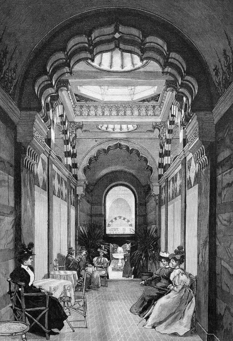 Framed Print : The new hall of the royal bathhouse Framed Print : The new hall of the royal bathhouse