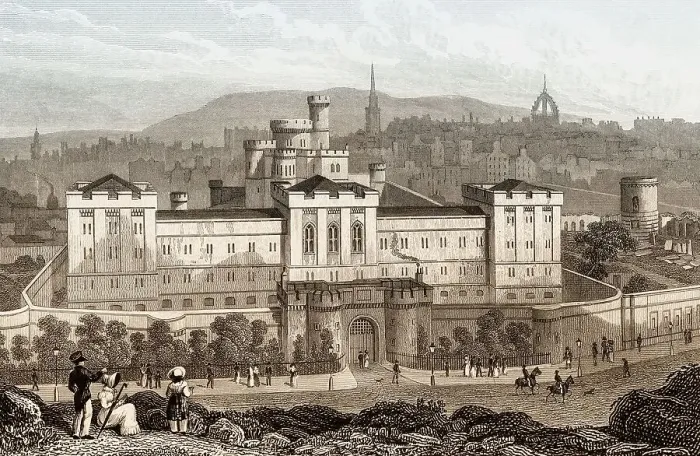 Framed Print : The New Jail, from Calton Hill Framed Print : The New Jail, from Calton Hill