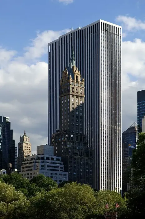 Framed Print : New and old skyscrapers near Central Park