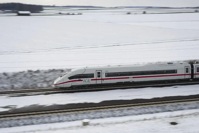 Framed Print : The new Wendlingen-Ulm line, part of the upgraded and new Stuttgart-Augsburg line
