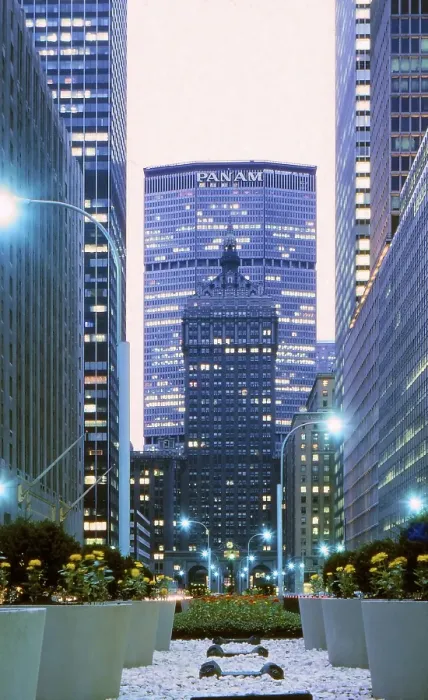 Framed Print : New York in 1966, Pan Am Building