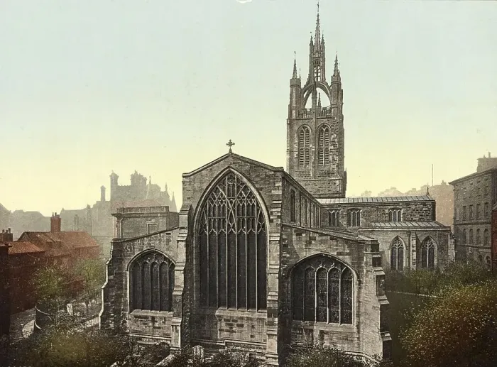 Framed Print : Newcastle upon Tyne Cathedral, Cathedral Church of St Nicholas