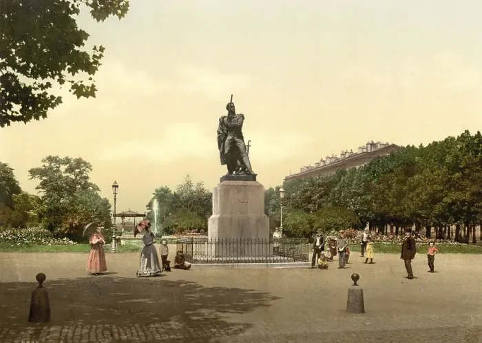 Framed Print : Ney's Memorial, Esplanade, Metz