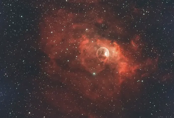 Framed Print : NGC7635, Sharpless 162 or Caldwell 11