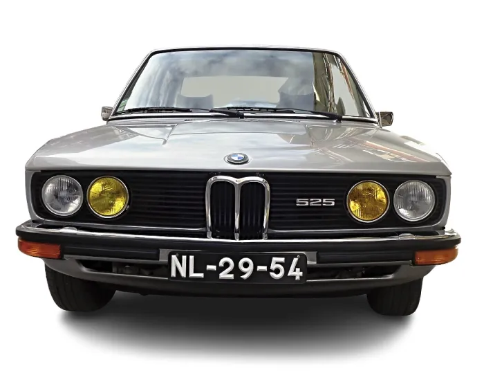 Framed Print : Very nice old BMW 525 from the 80s