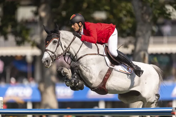 Framed Print : Nicola Philippaerts of Belgium