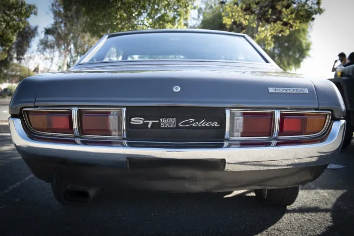Framed Print : Nicosia Cyprus, October 14 2018: Rear view of Classic collectible Toyota Celica sport car Framed Print : Nicosia Cyprus, October 14 2018: Rear view of Classic collectible Toyota Celica sport car