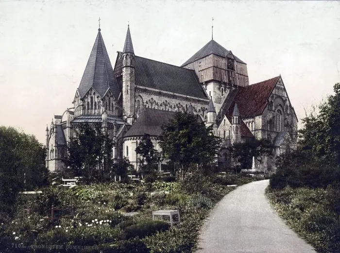 Framed Print : The Nidaros Cathedral, Trondheim