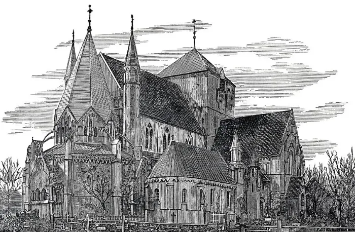 Framed Print : Nidaros Cathedral in Trondheim