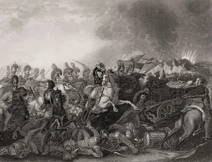 Framed Print : The Night of Victory at Waterloo Framed Print : The Night of Victory at Waterloo