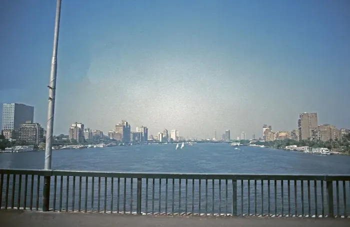 Framed Print : Nile with skyscrapers on the bank Framed Print : Nile with skyscrapers on the bank