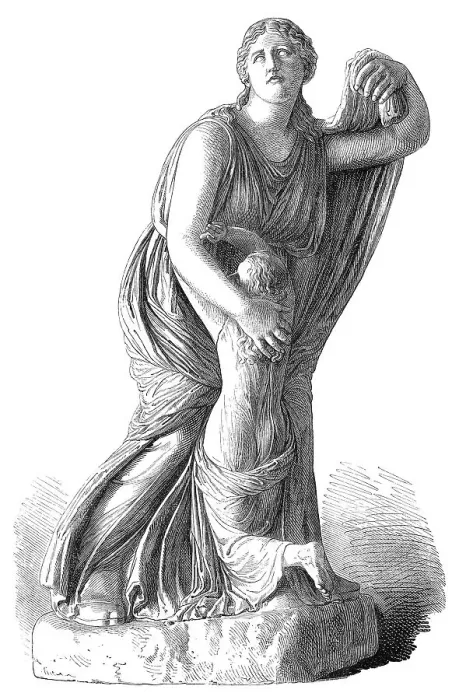 Framed Print : Niobe, Greek mythology Framed Print : Niobe, Greek mythology