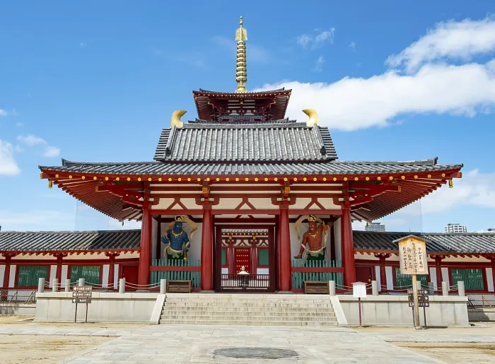 Framed Print : Niomon, Middle Gate with Figures