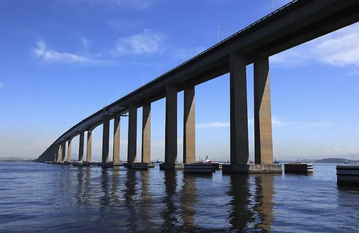 Framed Print : The Niteroi Bridge, Ponte Presidente Costa e Silva