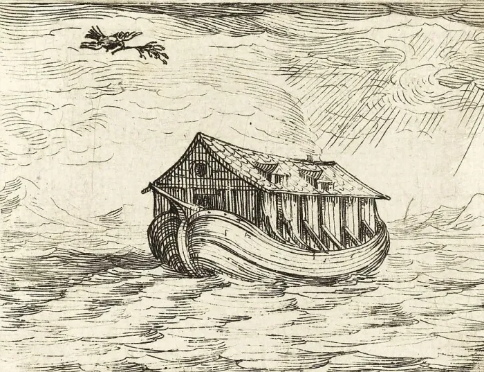 Framed Print : Noah's Ark, according to the biblical book of Genesis