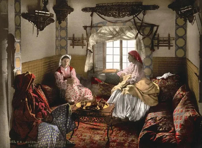 Framed Print : Noble Moorish Women, Algiers, Algeria