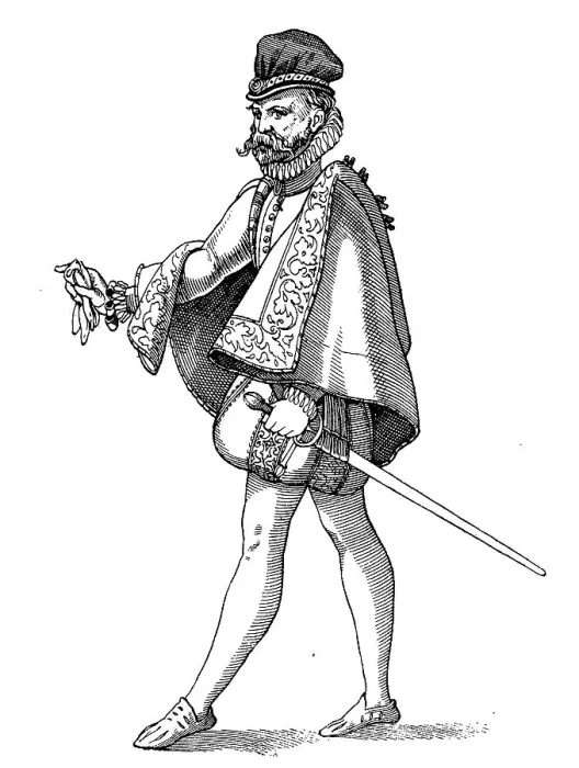 Framed Print : Nobleman from Spain, 1570, Fashion History Framed Print : Nobleman from Spain, 1570, Fashion History
