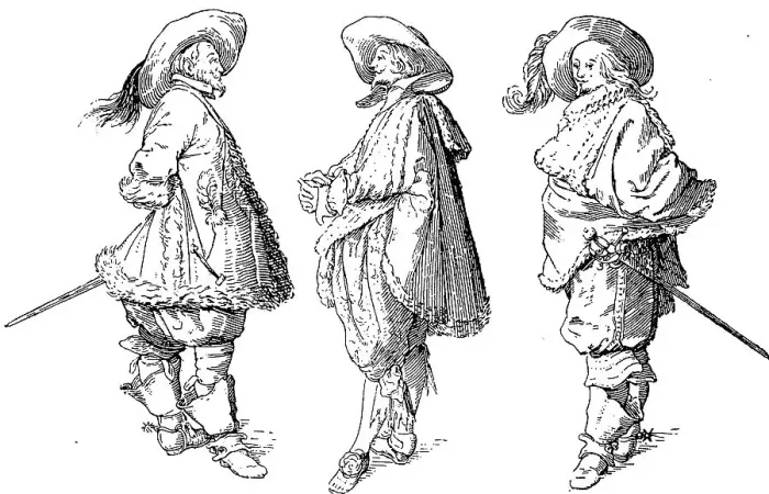 Framed Print : Noblemen a la mode, 1625, Wide brimmed hat Framed Print : Noblemen a la mode, 1625, Wide brimmed hat
