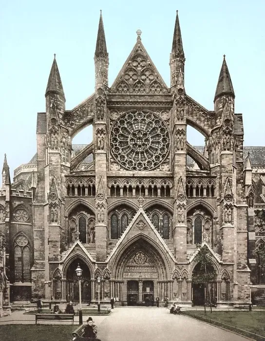 Framed Print : North Door, Westminster Abbey, London