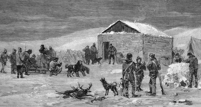 Framed Print : North Pole expedition of Robert Edwin Peary
