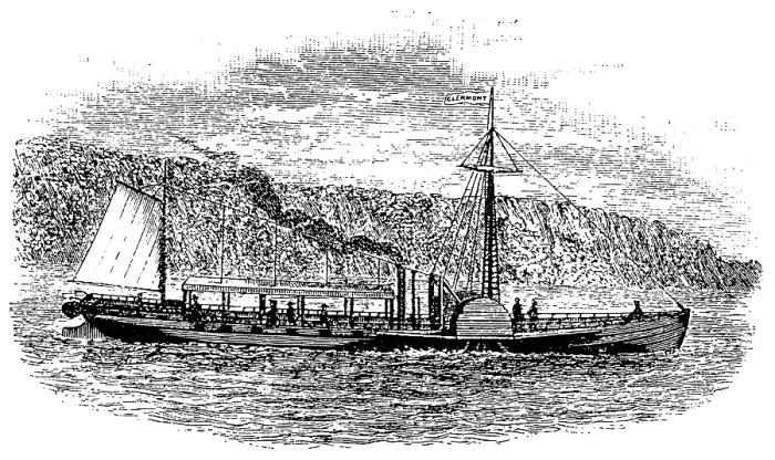Framed Print : The North River Steamboat or North River