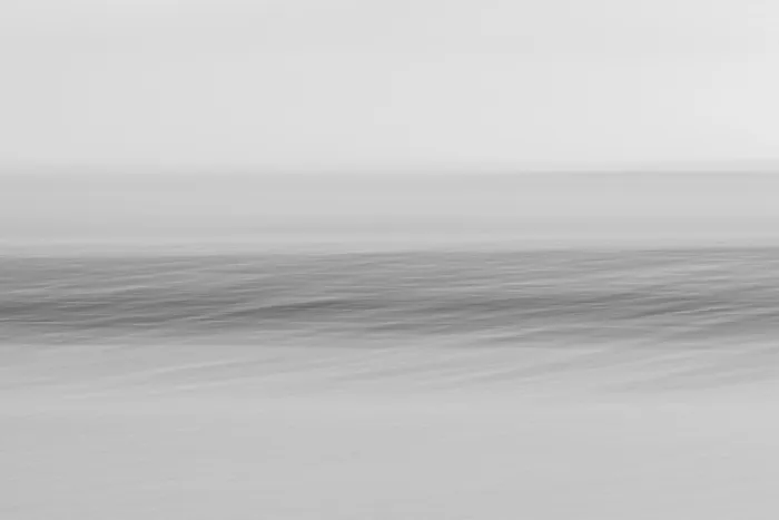 Framed Print : North Sea at low tide with wiping effect