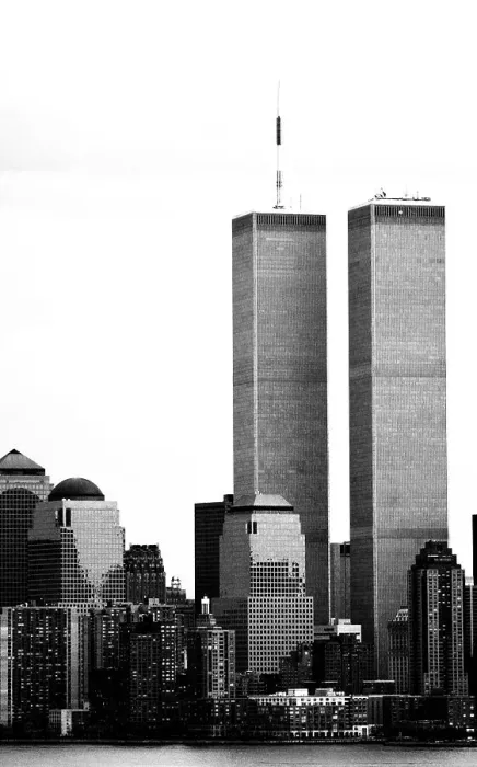 Framed Print : North and South Tower of the former World Trade Center or WTC