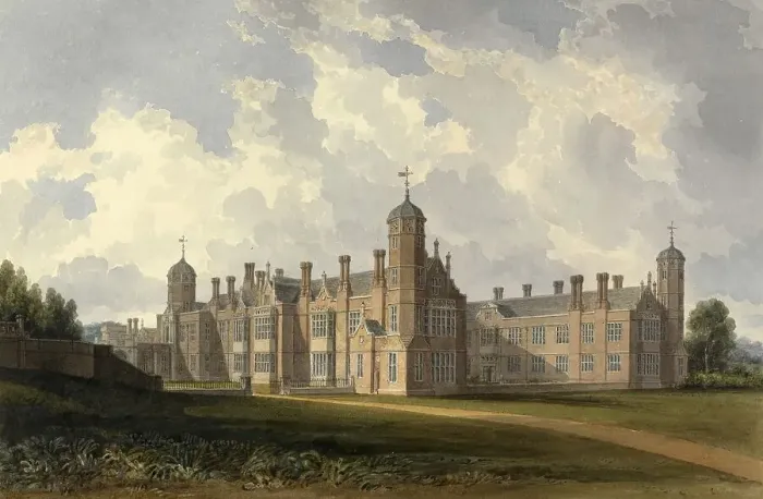Framed Print : North West View of Cobham Hall