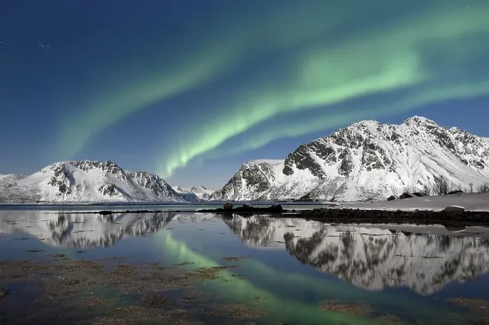 Framed Print : Northern lights, aurora borealis Framed Print : Northern lights, aurora borealis
