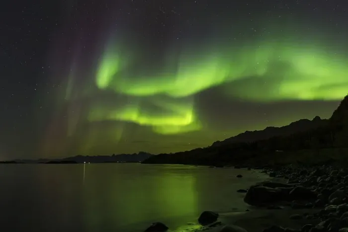 Framed Print : Northern Lights (Aurora borealis)