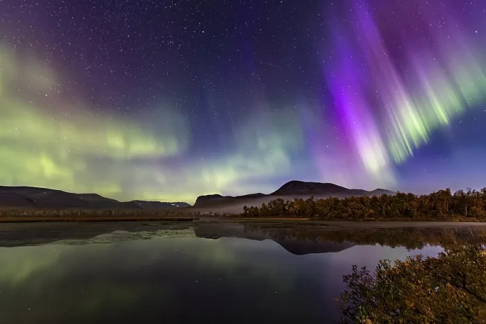 Framed Print : Northern lights, aurora borealis Framed Print : Northern lights, aurora borealis