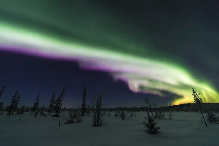 Framed Print : Northern Lights (Aurora borealis)