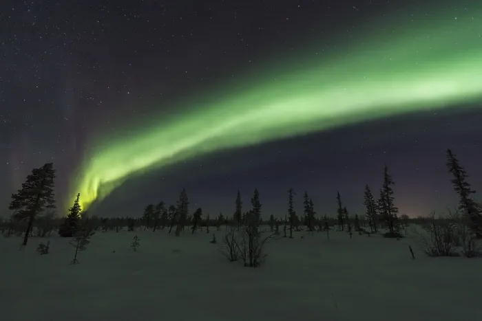 Framed Print : Northern Lights (Aurora borealis)