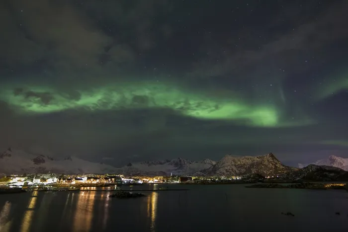 Framed Print : Northern lights, Aurora borealis