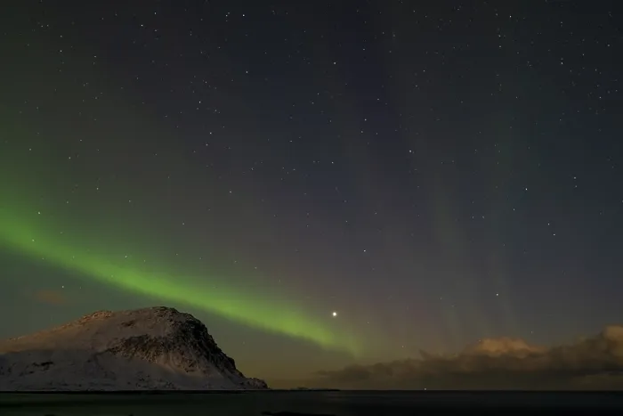 Framed Print : Northern Lights (Aurora borealis)